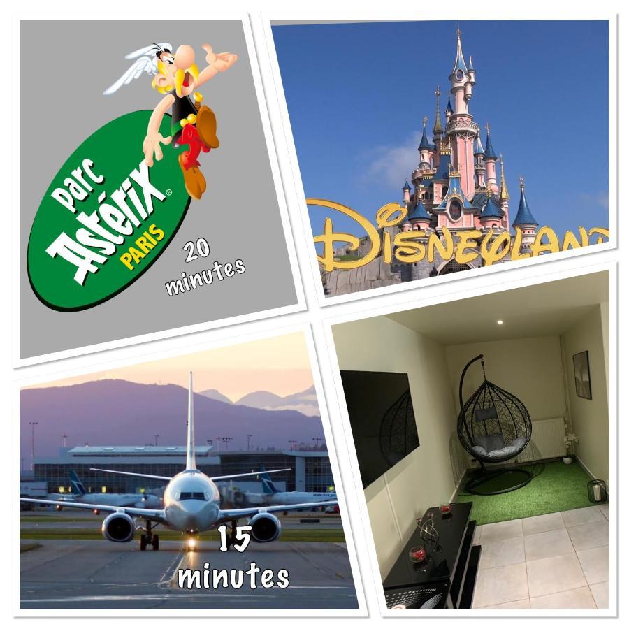 Appartement Cosy Proche Roissy Cdg Asterix Disneyland Paris Goussainville  Bagian luar foto