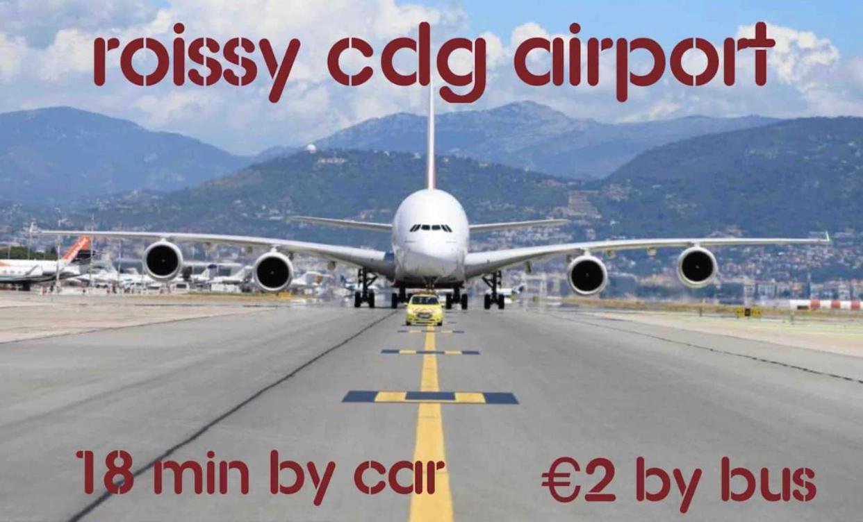 Appartement Cosy Proche Roissy Cdg Asterix Disneyland Paris Goussainville  Bagian luar foto